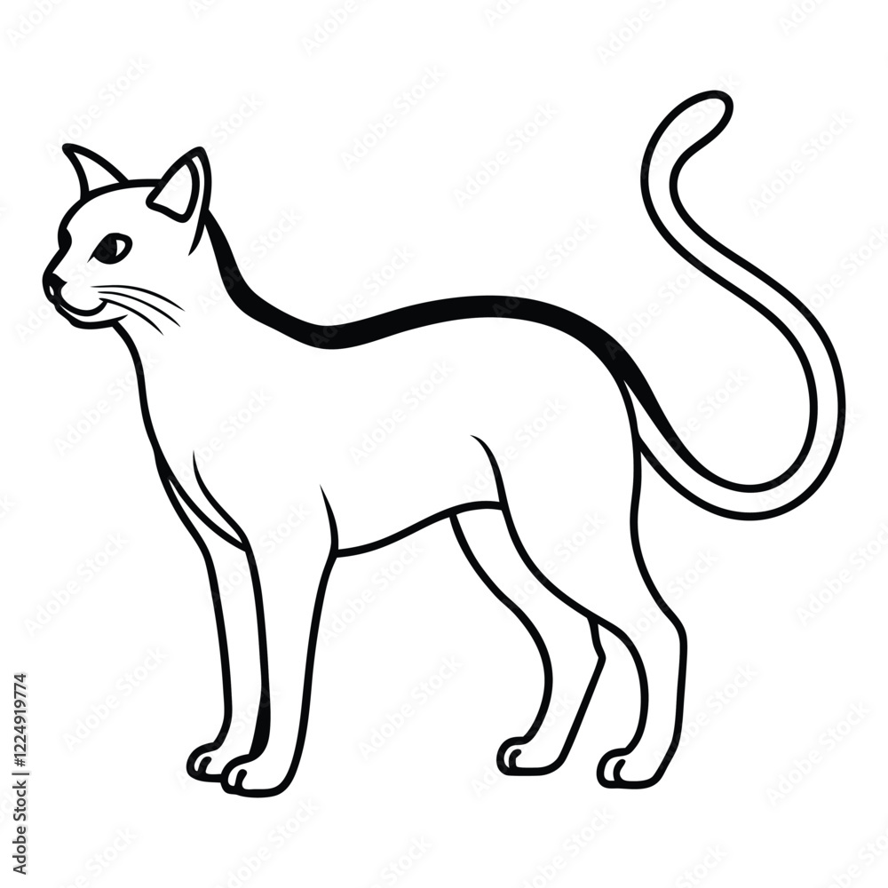 cat-silhouettes-with-white-background vector art illustrator cat-silhouettes-with-white-background vector art illustrator