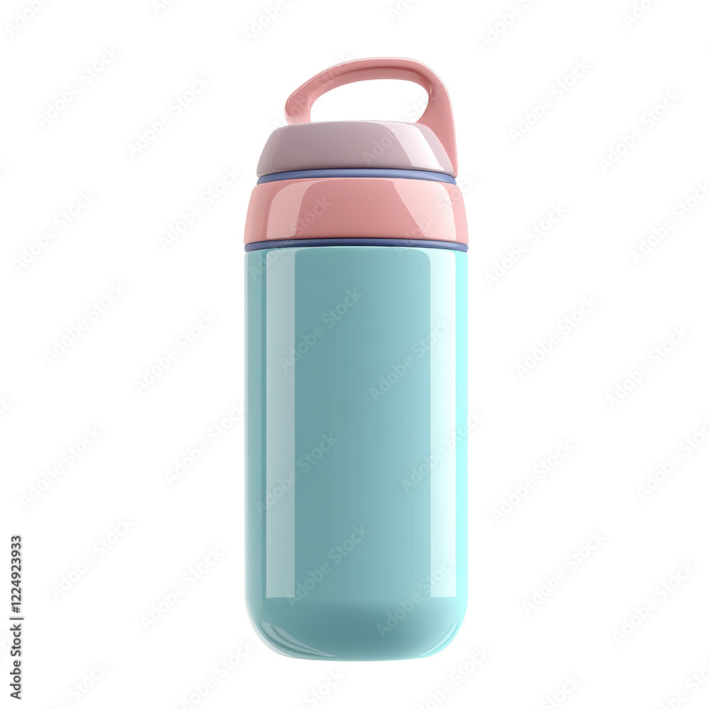 Aqua & Coral Hydration Bottle: A vibrant turquoise insulated water bottle with a sleek pink lid and a convenient carrying loop, ready to keep your drinks perfectly chilled or warm. Aqua & Coral Hydration Bottle: A vibrant turquoise insulated water bottle with a sleek pink lid and a convenient carrying loop, ready to keep your drinks perfectly chilled or warm.