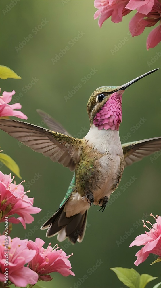 Fototapeta premium hummingbird in flight