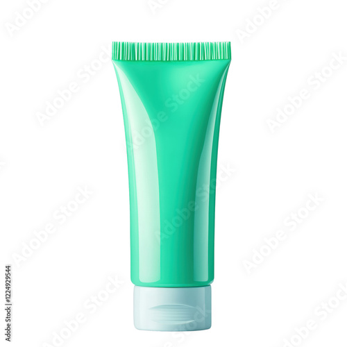 Applying Green Cream Bathroom Cosmetic Product Indoor Close-Up Skincare Routine