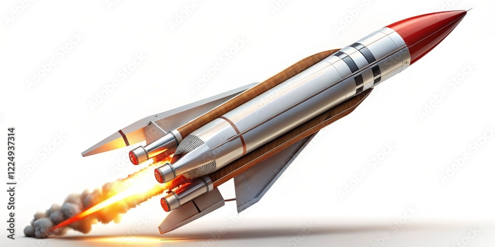 Naklejka premium Rocket Launch