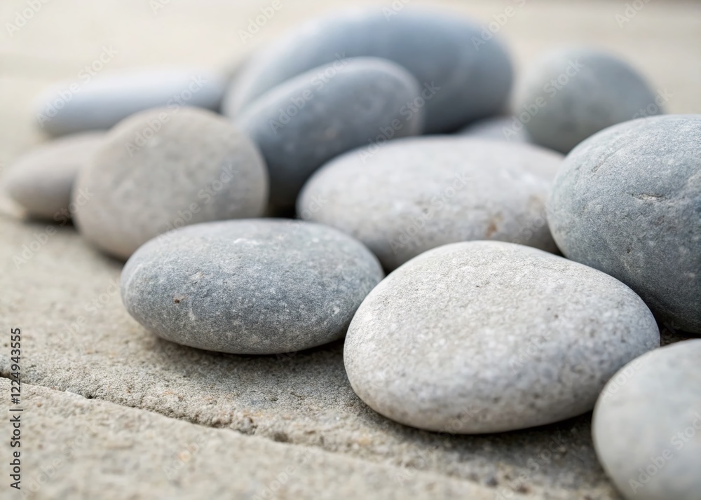 Smooth Gray Pebbles Minimalist Texture Background Smooth Gray Pebbles Minimalist Texture Background