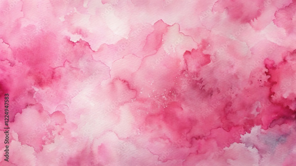 Fototapeta premium Abstract Pink Watercolor Texture