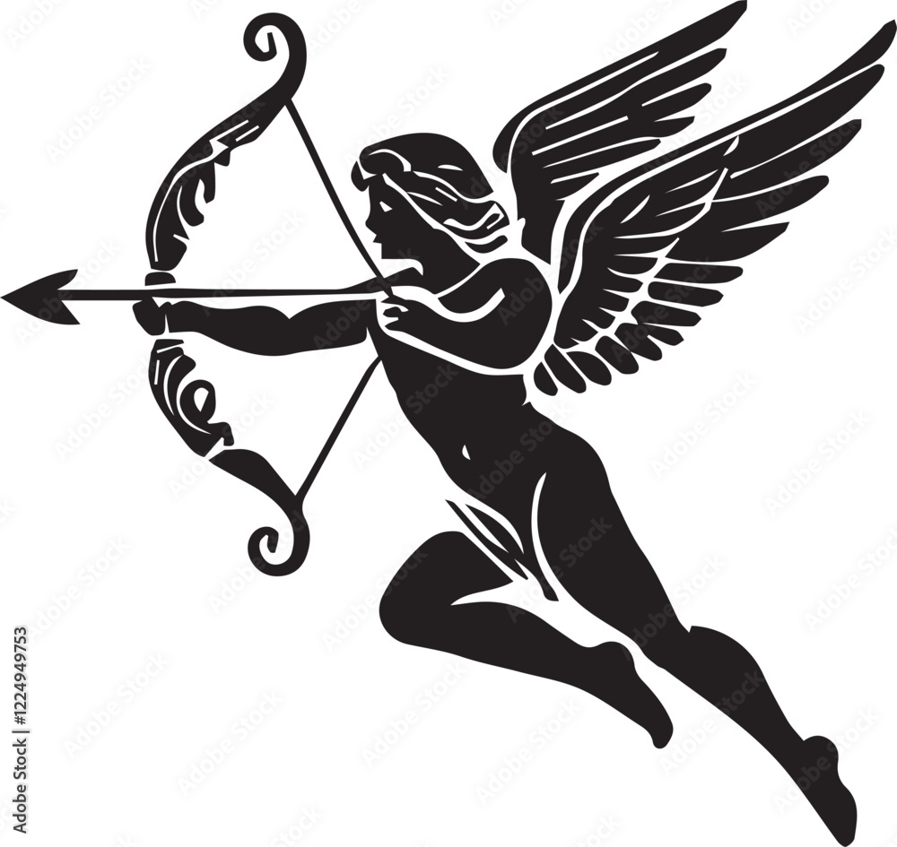 Cupid's arrow vector Cupid's arrow vector