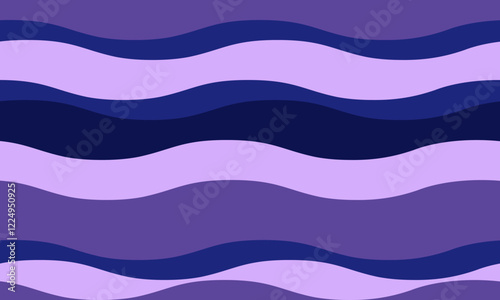 Abstract wavy stripes in calming shades of purple and blue. Perfect for textile design, website backgrounds, or any project needing a soothing, modern aesthetic.