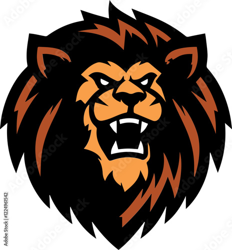 Fierce Lion Mascot Logo Icons – Powerful and Aggressive Vector Illustration
