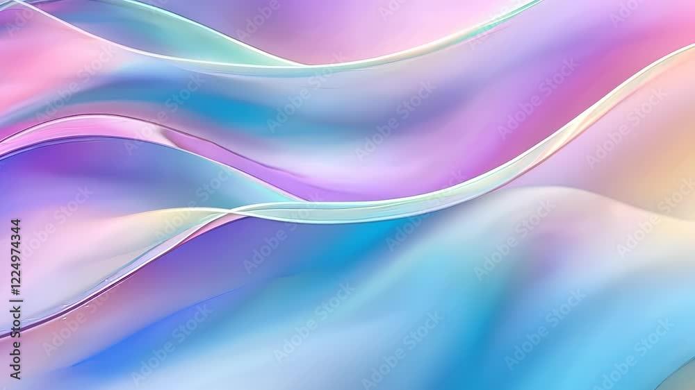 Referring to the 3D gradient art effect, it presents two intersecting curved pipes with avant-garde shapes Referring to the 3D gradient art effect, it presents two intersecting curved pipes with avant-garde shapes