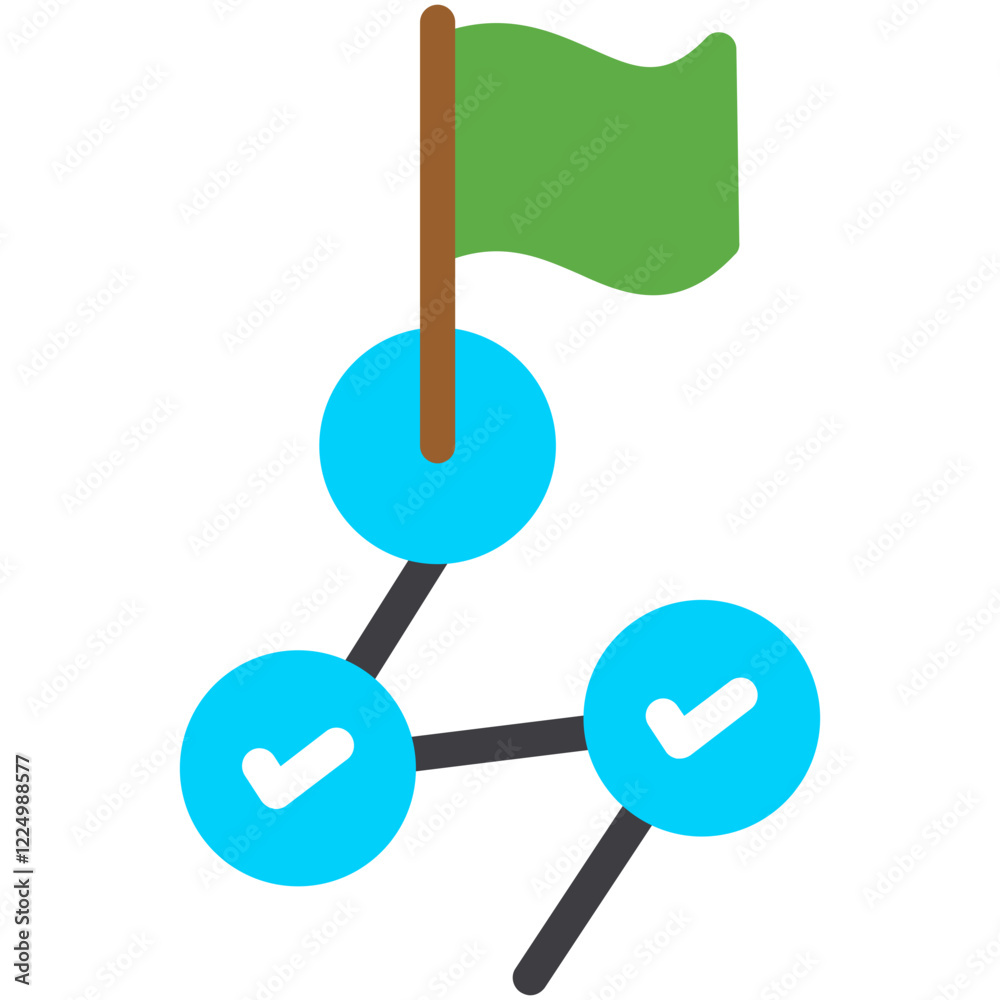 Goal Tracking Icon Goal Tracking Icon