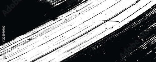 grunge black brush texture paint for design