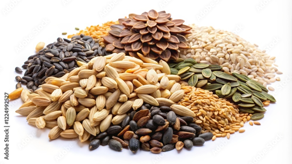 Obraz premium Assortment of Seeds and Grains