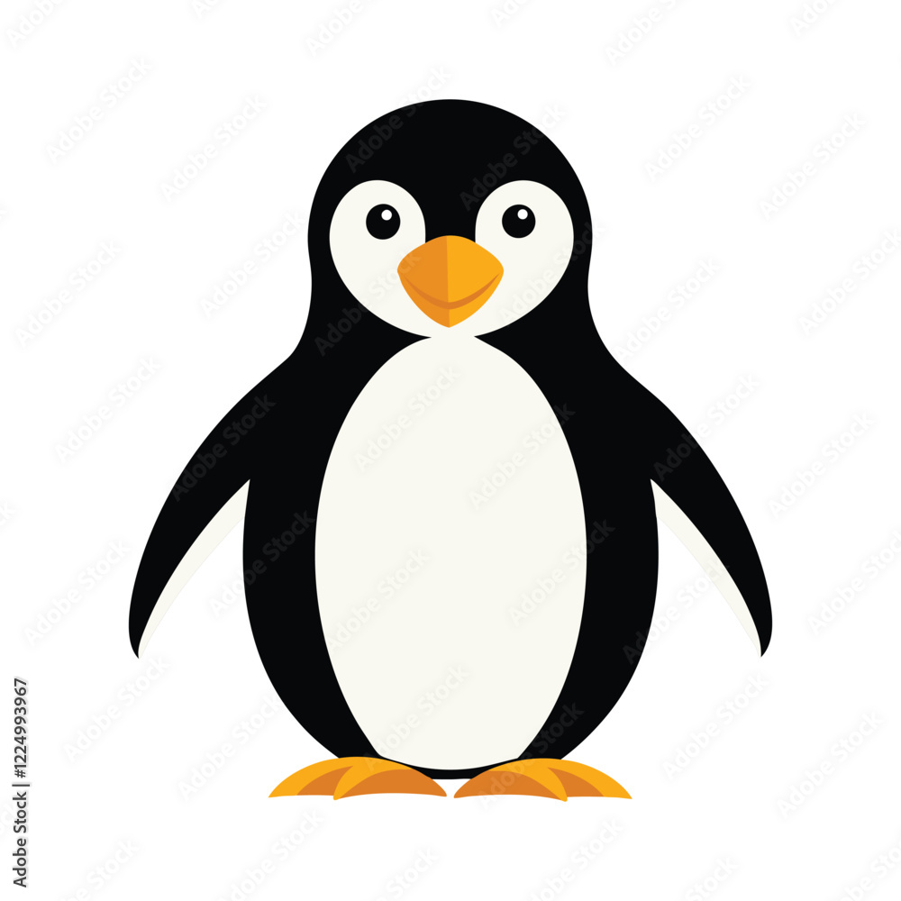 Fototapeta premium penguin vector, vector and illustration, vector&nbsp;style