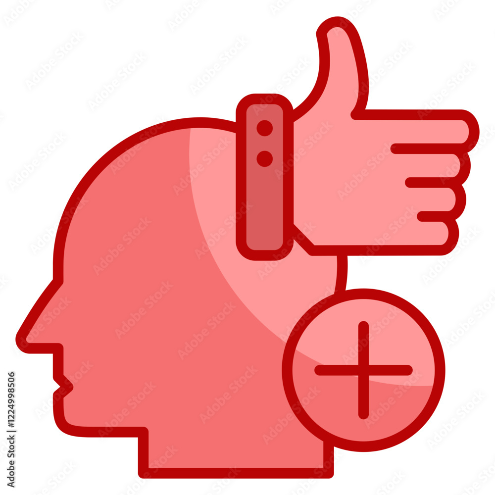 Positive Icon Element For Design Positive Icon Element For Design