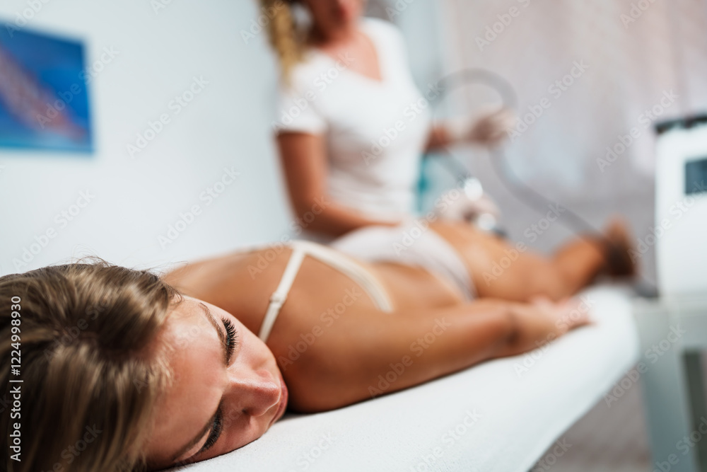 Φωτογραφία Cavitation RF body and face treatment and contemporary medicine for health beaut