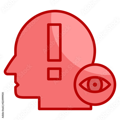 Self-Awareness  Icon Element For Design