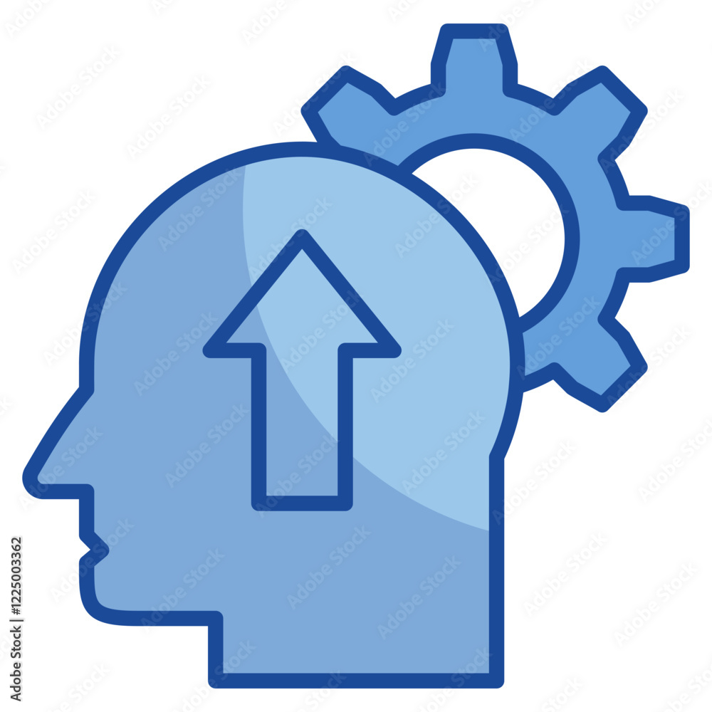 Self-Improvement Icon Element For Design Self-Improvement Icon Element For Design