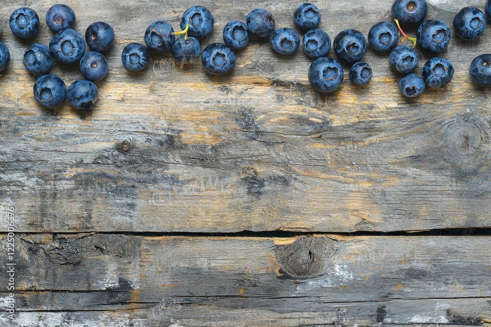 Fresh blueberries on wooden background. Fresh blueberries on wooden background.