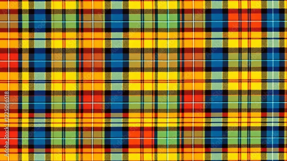 Obraz premium Tartan Patterns - Bold & Bright