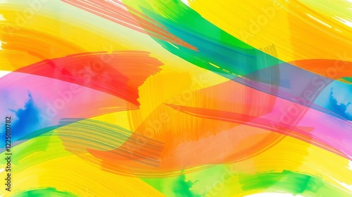 Watercolor Paint Strokes - Abstract Art Illustrations