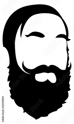 full beard vector