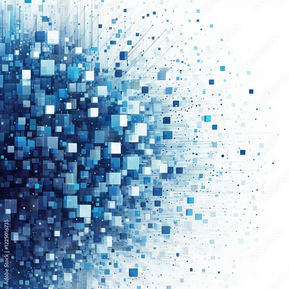 Fototapeta premium The image is an abstract design featuring a predominantly white background.