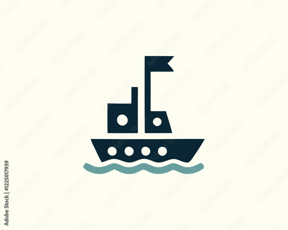 Obraz premium ship and sea