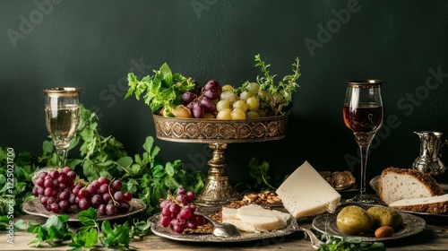 Pesah celebration concept (jewish Passover holiday) photo