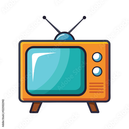 television vector, vector and illustration, vector style