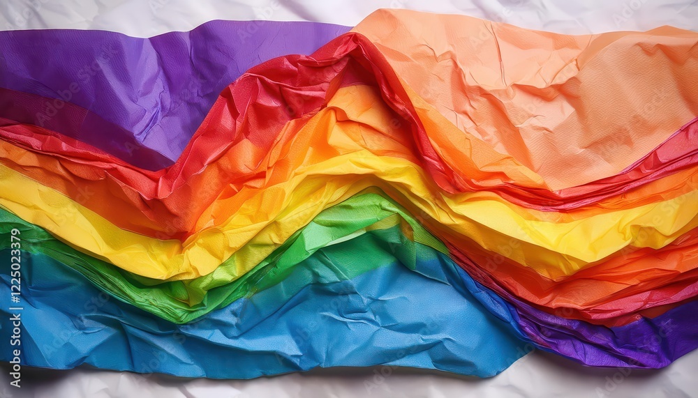 Vibrant Crumpled Paper Texture A Joyful Rainbow Abstraction with Rich Textures and Cheerful Hues, Perfect for Creative Designs and Inspiring Mood Boards Vibrant Crumpled Paper Texture A Joyful Rainbow Abstraction with Rich Textures and Cheerful Hues, Perfect for Creative Designs and Inspiring Mood Boards