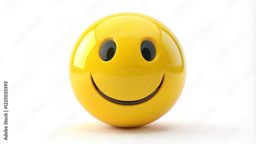 Fototapeta premium Yellow Smiley Face Icon