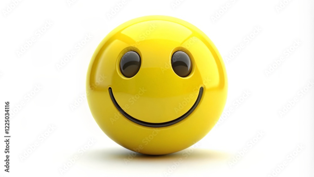 Fototapeta premium Yellow Smiley Face Icon