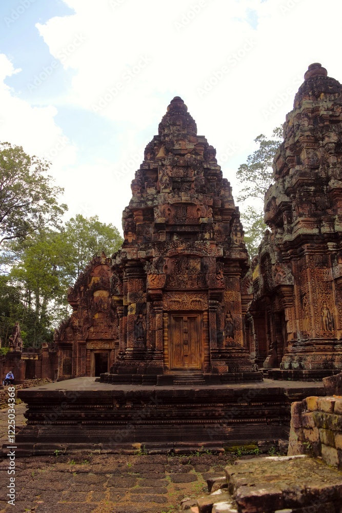 Sanctuary of Banteay Srei in Siem Reap, Cambodia Sanctuary of Banteay Srei in Siem Reap, Cambodia