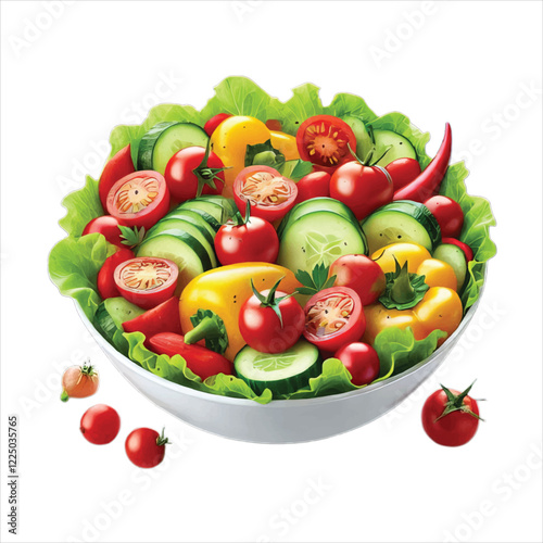 Fresh Vegetable Salad Free PNG and Clipart