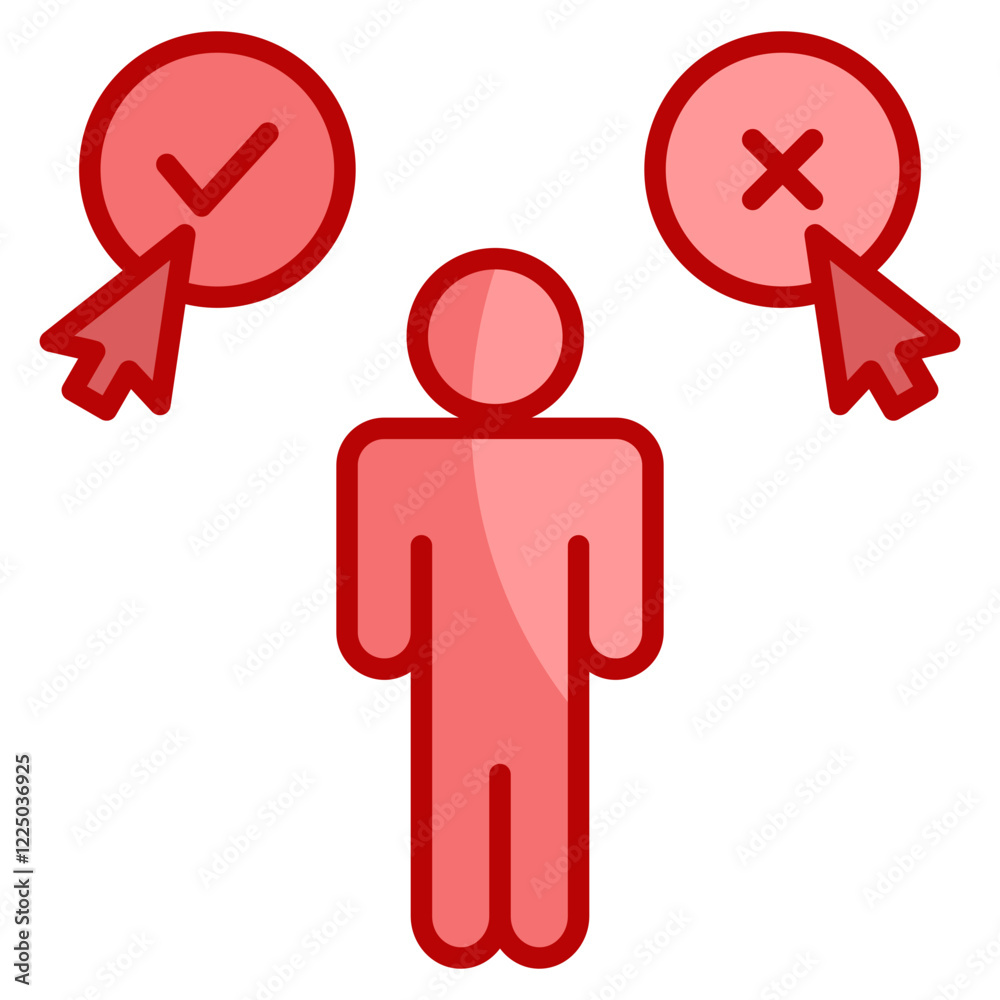 Decision-Making Icon Element For Design Decision-Making Icon Element For Design