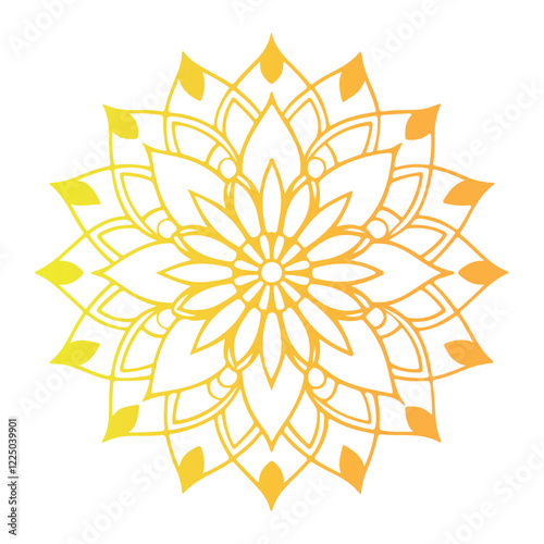 Abstract Mandala Design Element
