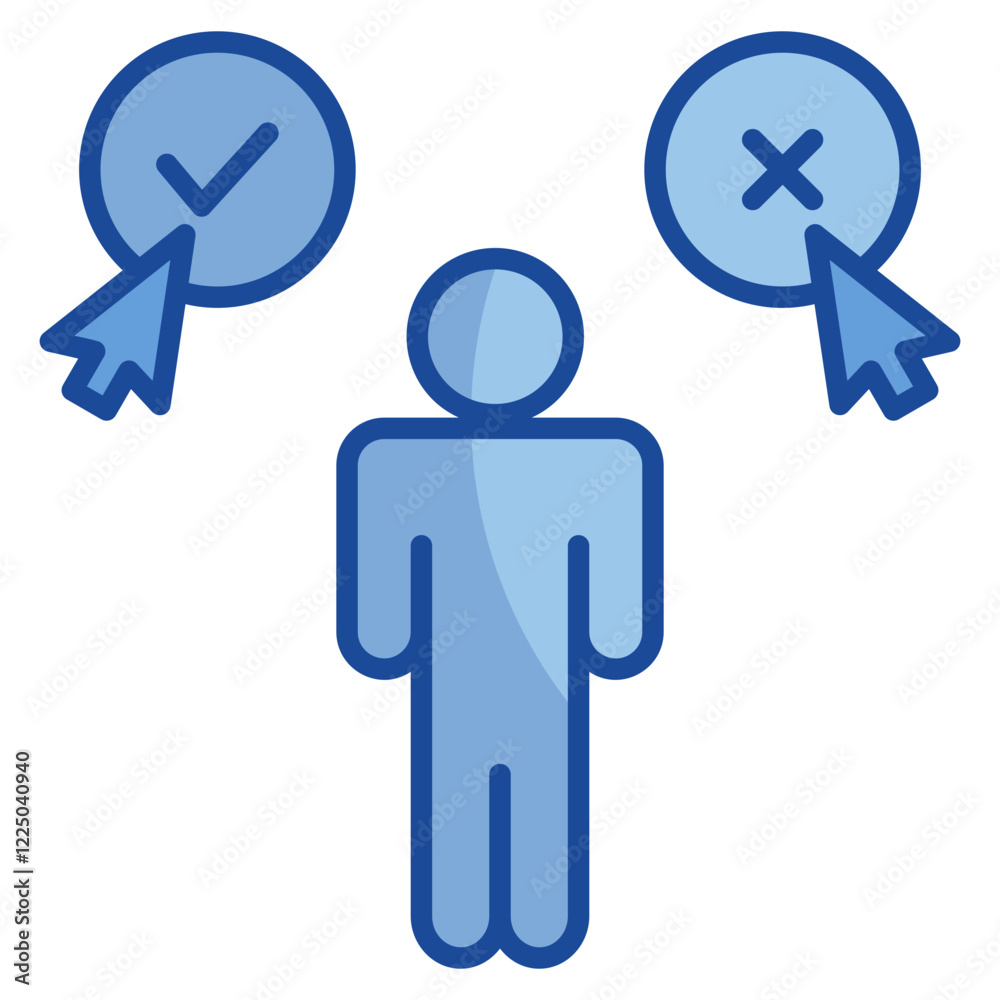 Decision-Making Icon Element For Design Decision-Making Icon Element For Design