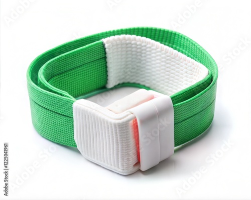 Medical object tourniquet on white.