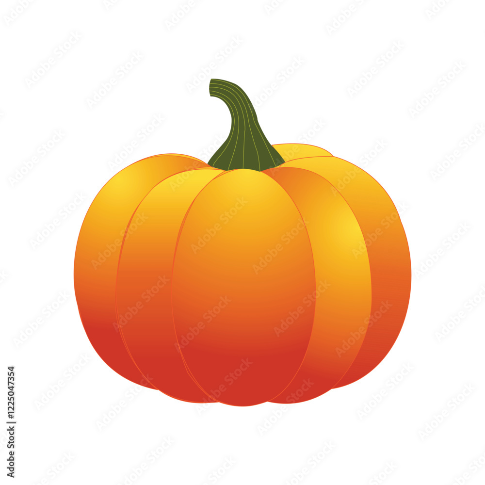 Obraz premium pumpkin isolated on white background