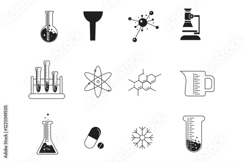 set of laboratory equipment, medical equipment