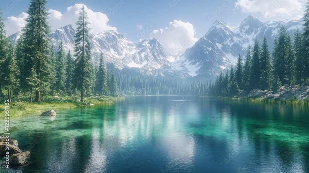 Tranquil reflection of mountains and forests serene lake nature photography vibrant landscape scenic view peaceful atmosphere Tranquil reflection of mountains and forests serene lake nature photography vibrant landscape scenic view peaceful atmosphere