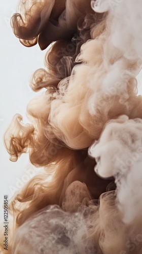 Abstract Ink Flowing Art