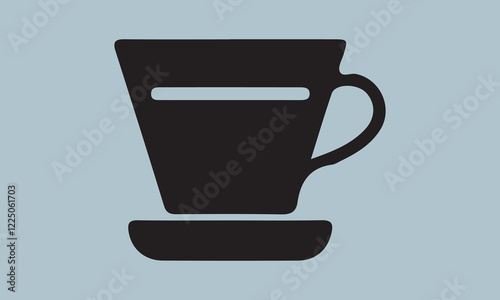 Coffee and tea cup set illustration  illustration, tea cup, coffee - drink, tea - hot drink, icon set, coffee cup, milk, cup, drink, symbol, vector, food, icon symbol, heat - temperature, square - com