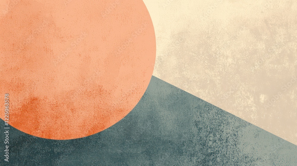 Subtle grainy effect on a gradient from persimmon to cool grey Subtle grainy effect on a gradient from persimmon to cool grey