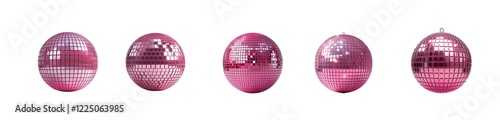 pink disco ball (png)