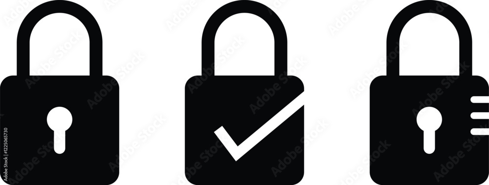 Security lock icon. symbolizing data protection, encryption, privacy, and digital security. Security lock icon. symbolizing data protection, encryption, privacy, and digital security.