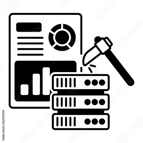 Show Current Running Processes vector icon design, Web hosting service Symbol, Computing machines Sign, Internet Application Management illustration, Server background Process Manager concept