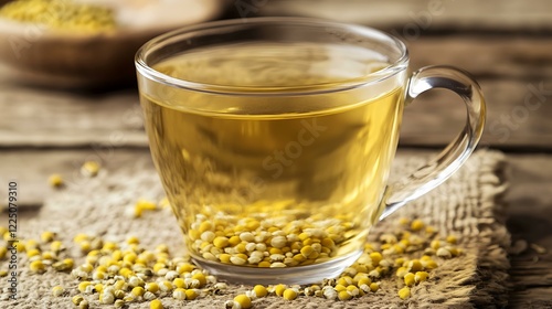 A person drinking chamomile tea to soothe digestive discomfort