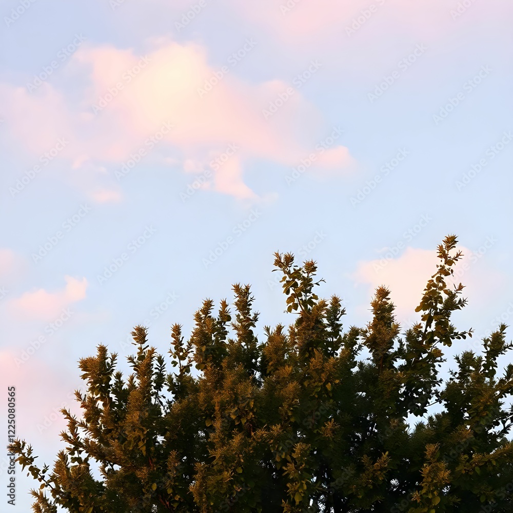 Obraz premium trees in the sky