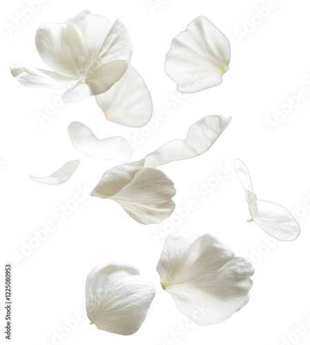 PNG White petals floating background white white petals.