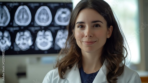 A neurologist explaining safe treatments for neurological diseases