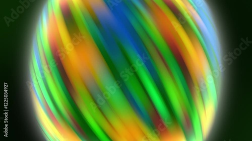 loop colorful bright ball sphere